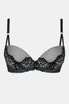 Yamamay Wired Medium Coverage Push-Up Bra - Black — thumbnail 4