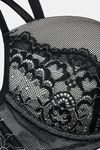 Yamamay Wired Medium Coverage Push-Up Bra - Black — thumbnail 5