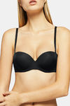 Yamamay Wired Medium Coverage Tube Bra - Black — thumbnail 1