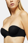 Yamamay Wired Medium Coverage Tube Bra - Black — thumbnail 3