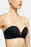 Yamamay Non-Wired Medium Coverage Tube Bra - Black — thumbnail 3