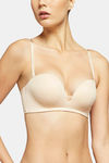 Yamamay Non-Wired Medium Coverage Tube Bra - Natural — thumbnail 3