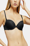 Yamamay Wired Medium Coverage Push-Up Bra - Black — thumbnail 1