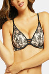 Yamamay Padded Wired 3/4Th Coverage Halter Bra - Black — thumbnail 3