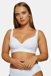 Yamamay Single Layered Non-Wired Full Coverage Bralette - Optical White — thumbnail 3