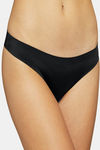 Yamamay Medium Rise Three-Fourth Coverage Bikini Panty - Black — thumbnail 1