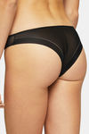 Yamamay Medium Rise Three-Fourth Coverage Bikini Panty - Black — thumbnail 3