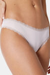 Yamamay Low Rise Three-Fourth Coverage Bikini Panty - Powder Pink — thumbnail 2