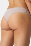 Yamamay Medium Rise Three-Fourth Coverage Bikini Panty - Light Mauve — thumbnail 2