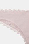 Yamamay Medium Rise Three-Fourth Coverage Bikini Panty - Light Mauve — thumbnail 5