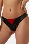 Yamamay Medium Rise Three-Fourth Coverage Bikini Panty - Black — thumbnail 3