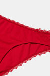 Yamamay Low Rise Three-Fourth Coverage Hipster Panty - Red — thumbnail 4