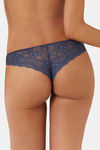 Yamamay Medium Rise Three-Fourth Coverage Bikini Panty - Dark Blue — thumbnail 2