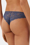 Yamamay Medium Rise Three-Fourth Coverage Bikini Panty - Dark Blue — thumbnail 3