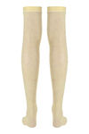 Zivame Seamless Full Length Socks- Yellow — thumbnail 3