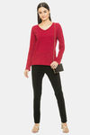 Unmade Hugged High Rise Skin Fit Pants - Black — thumbnail 4