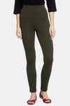 Unmade Hugged High Rise Skin Fit Pants - Green — thumbnail 1