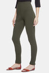 Unmade Hugged High Rise Skin Fit Pants - Green — thumbnail 2