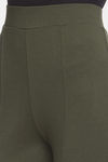 Unmade Hugged High Rise Skin Fit Pants - Green — thumbnail 5