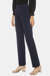Unmade Easy Movement High Rise Straight Fit Pants - Navy — thumbnail 2