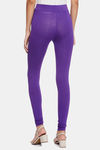 Unmade Hugged Mid Rise Leggings - Purple — thumbnail 3