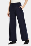 Unmade Mid Rise Relaxed Pants - Navy — thumbnail 2