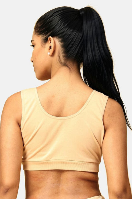 The Mom Store Non Wired Full Coverage Maternity Nursing Sleep Bra - Beige — image 2