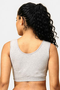 The Mom Store Non Wired Full Coverage Maternity Nursing Sleep Bra - Grey — thumbnail 2
