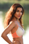 Zivame Padded Wired 3/4th Coverage T-Shirt Bra-Stripe Print — thumbnail 2