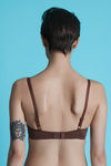 Zivame Padded Wired 3/4th Coverage T-Shirt Bra-Brown — thumbnail 3