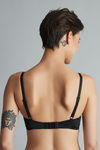 Zivame Double Layered Non Wired 3/4th Coverage Bra-Black — thumbnail 3
