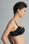 Zivame Padded Wired 3/4th Coverage Strapless Bra-Black — thumbnail 2