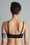 Zivame Padded Wired 3/4th Coverage Strapless Bra-Black — thumbnail 3