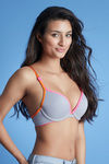 Zivame Push Up Wired Medium Coverage Bra-Light Grey — thumbnail 3