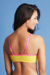 Zivame Color Pop Padded Wired Medium Coverage T-Shirt Bra-Yellow — thumbnail 2