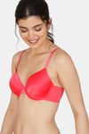 Zivame Soft n Sheen Padded Wired 3/4th Coverage T-Shirt Bra - Pink — thumbnail 3