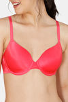 Zivame Soft n Sheen Padded Wired 3/4th Coverage T-Shirt Bra - Pink — thumbnail 4