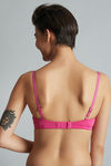 Zivame Glitter Straps Padded Non Wired 3/4th Coverage T-Shirt Bra-Fandango Pink — thumbnail 3