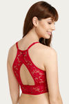 Zivame Made To Layer Double Layered Non Wired Low Coverage Bralette -Ski Patrol Maroon — thumbnail 3