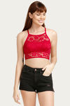 Zivame Made To Layer Double Layered Non Wired Low Coverage Bralette -Ski Patrol Maroon — thumbnail 4