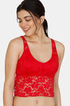 Zivame Made To Layer Double Layered Non Wired Medium Coverage Bralette -Ski Patrol Maroon — thumbnail 1