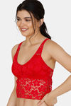 Zivame Made To Layer Double Layered Non Wired Medium Coverage Bralette -Ski Patrol Maroon — thumbnail 3