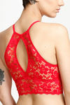 Zivame Made To Layer Longline Bralette-Red — thumbnail 4