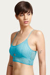Zivame Made To Layer Medallion Lace Bralatte- Blue  — thumbnail 2