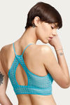 Zivame Made To Layer Medallion Lace Bralatte- Blue  — thumbnail 3