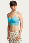 Zivame Made To Layer Medallion Lace Bralatte- Blue  — thumbnail 4