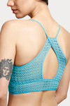 Zivame Made To Layer Medallion Lace Bralatte- Blue  — thumbnail 5