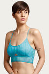 Zivame Made To Layer Medallion Lace Bralatte- Blue  — thumbnail 6