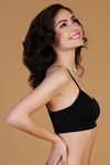 Zivame Teens Double Layered Non Wired 3/4th Coverage Bralette -Black — thumbnail 3