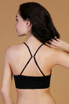 Zivame Teens Double Layered Non Wired 3/4th Coverage Bralette -Black — thumbnail 4